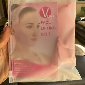 Pink Face Lifting Belt